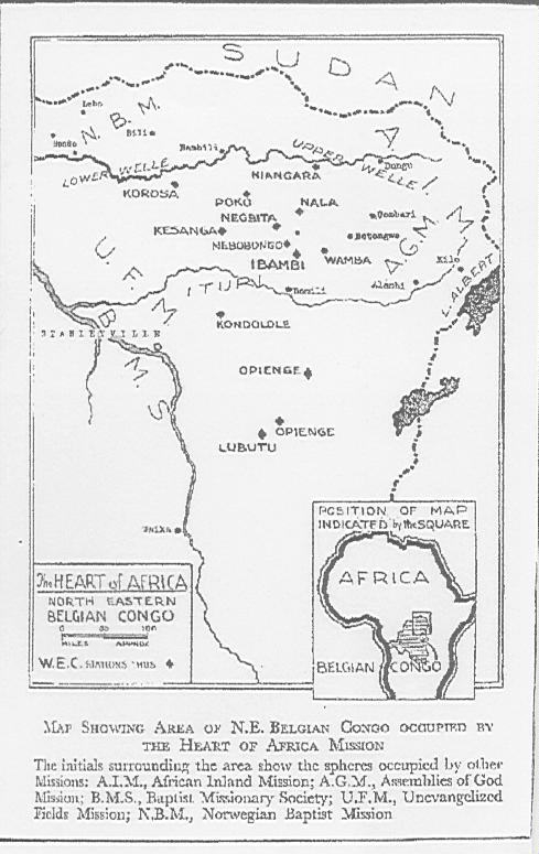 Map of North Congo